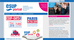 Desktop Screenshot of esup-portail.org