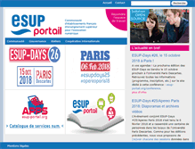 Tablet Screenshot of esup-portail.org